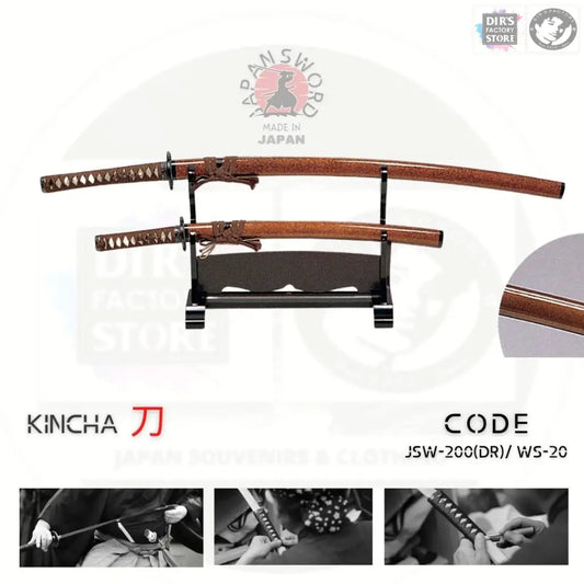 Jsw-200(Dr) / Ws-20 - Kincha (Not Sharp) Sword Stands & Displays